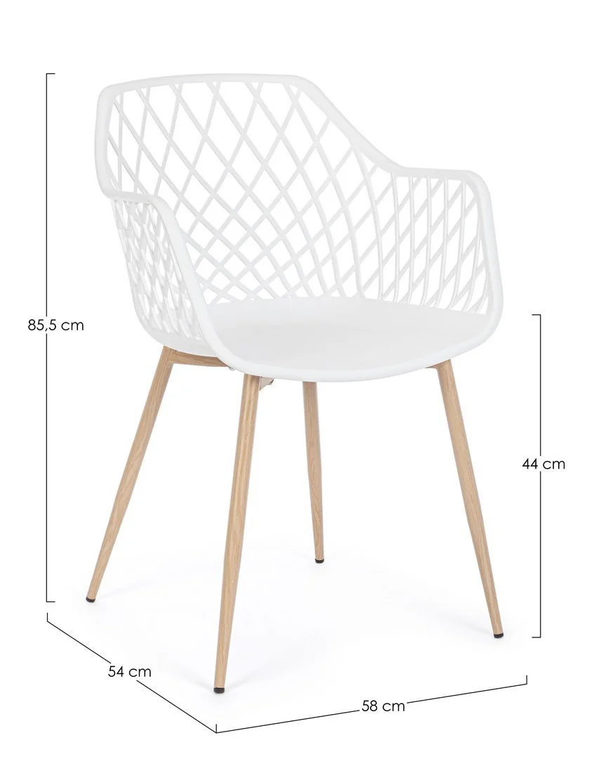 Sedia Optik bianco 0733414 Andrea Bizzotto - immagine 5