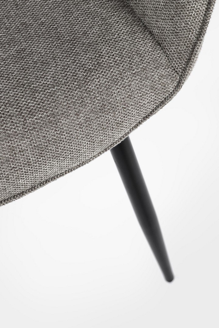 Sedia c/br Cora nero/grigio scuro 0730125 Andrea Bizzotto - immagine 6