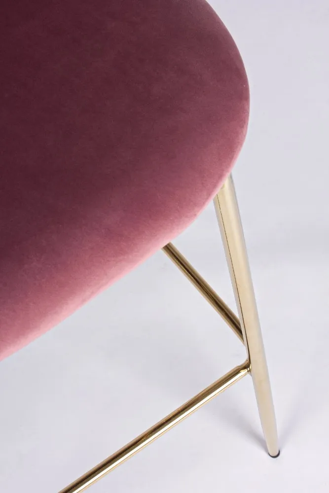 SGABELLO Carry rosa in veluto 0734300 ANDREA BIZZOTTO - immagine 3