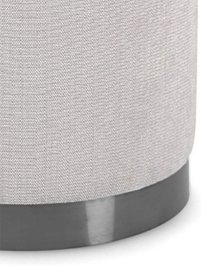 Pouf Ernestine Grigio Chiaro 0748291 ANDREA BIZZOTTO - immagine 3