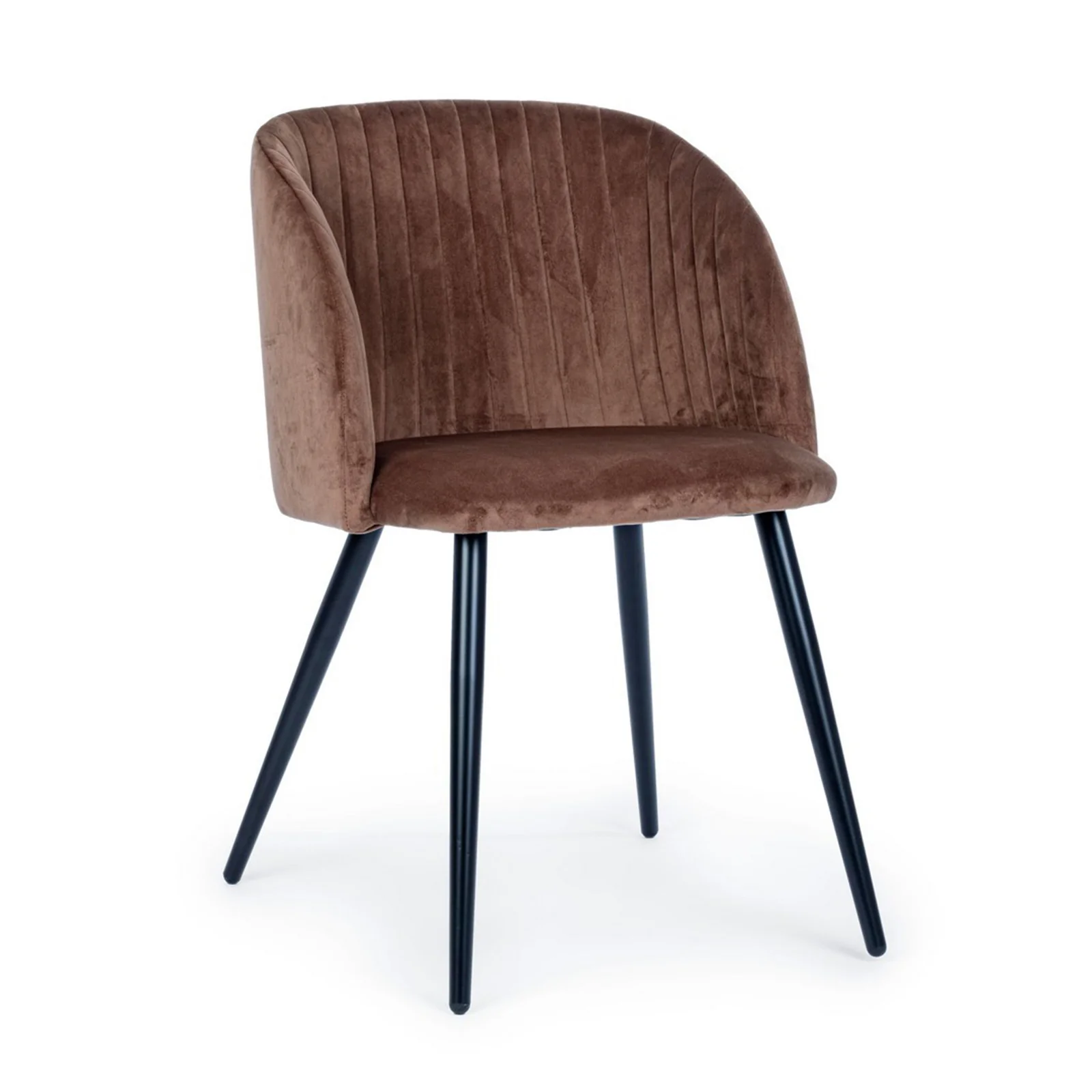Sedia "Queen" velvet ruggine 0734286 Andrea Bizzotto