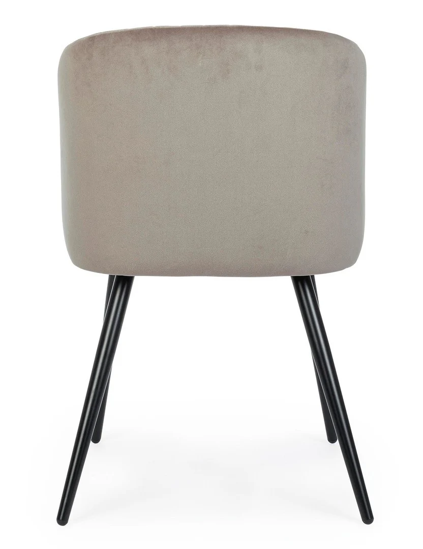 Sedia "Queen VELVET TORTORA 0734287 Andrea Bizzotto - immagine 3