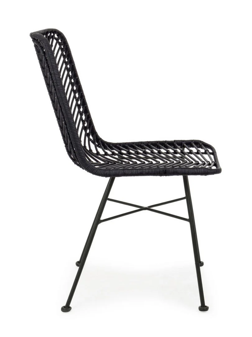 Sedia "Lorena" NERO 0671479 Andrea Bizzotto - immagine 3