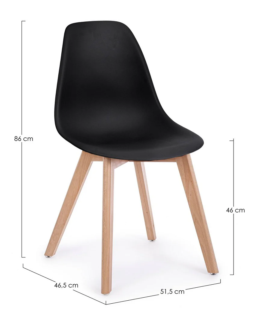 SEDIA SISTEM NERO 0733425 ANDREA BIZZOTTO - immagine 6