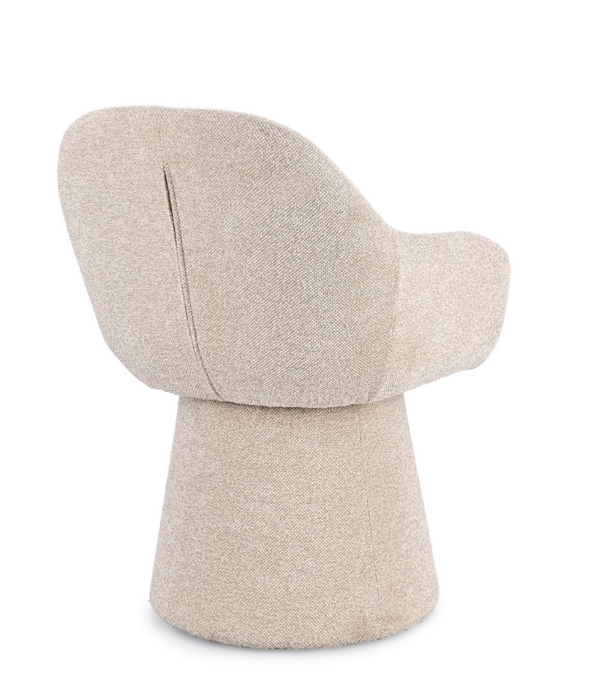 Poltrona Girevole Antara beige 0734543 ANDREA BIZZOTTO - immagine 3